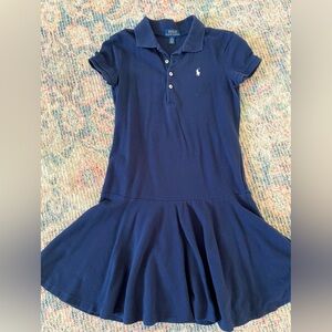 Polo Ralph Lauren girls pique cotton collared dress